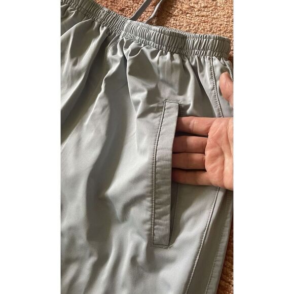 Nike Fit Dry Blue Track Pants Men’s Size M – Zipper Ankles  100% Polyester - Picture 4 of 8